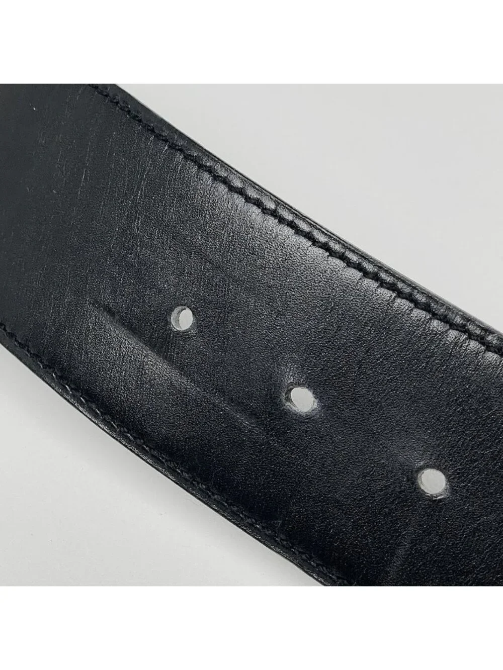 Hermes Constance Reversible H-belt Box Calf Black Brown